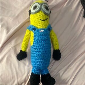 Handmade Crochet Minion Toy